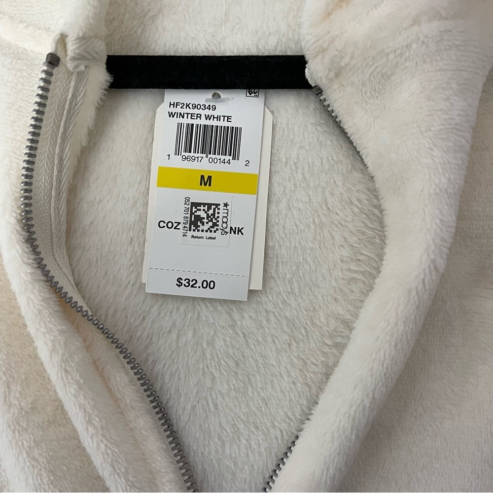 Hippie Rose Soft Cream Fleece Jacket - Picture 4 of 7